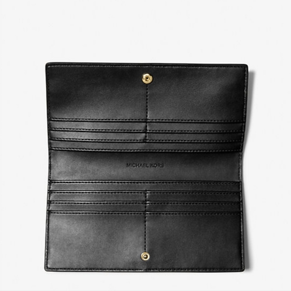 Michael kors Reed Large Two Tone Pebbled Leather Wallet - Picture 2 of 13